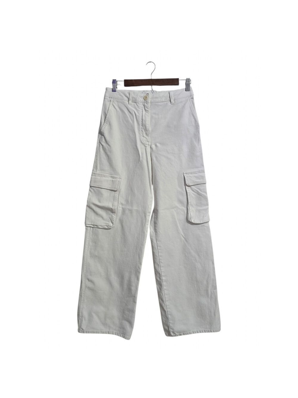 Aritzia Wilfred Free New Highway Wide Leg Cargo Pant In Birch Sz 6
